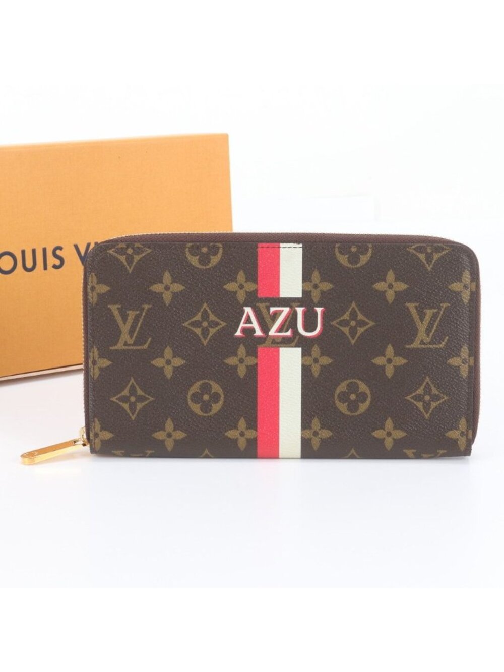 Louis Vuitton Monogram Zippy Organizer Leather Wallet